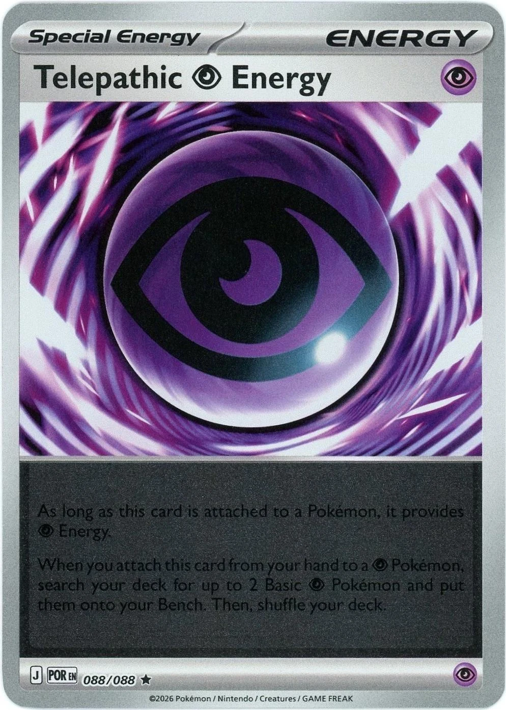 Telepathic Psychic Energy Reverse Holo