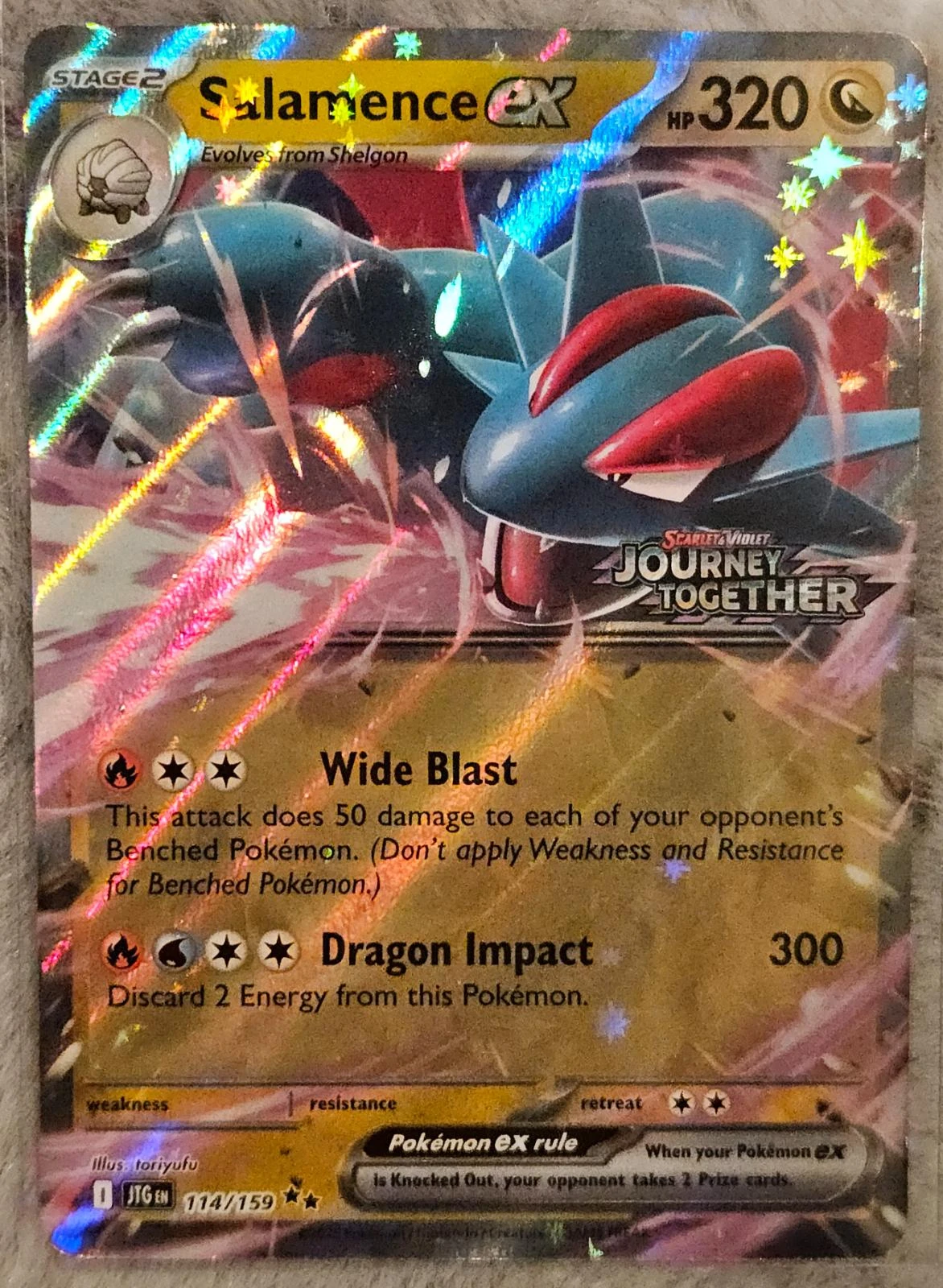 Salamence Ex Stamped