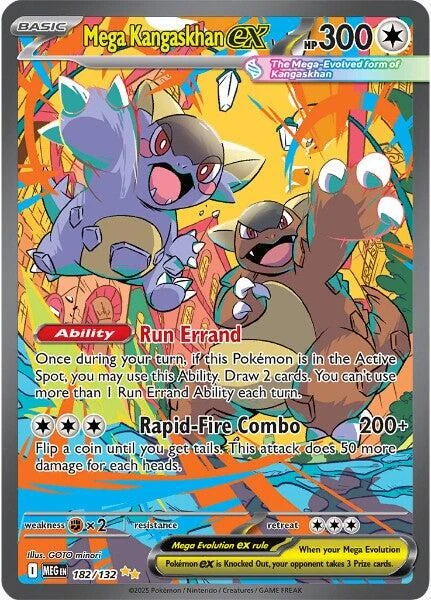 Mega Kangaskhan Ex #182 · Mega Evolution (2025)