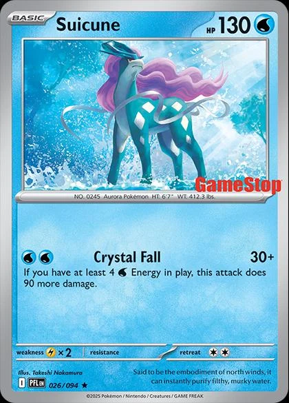 Suicune Gamestop