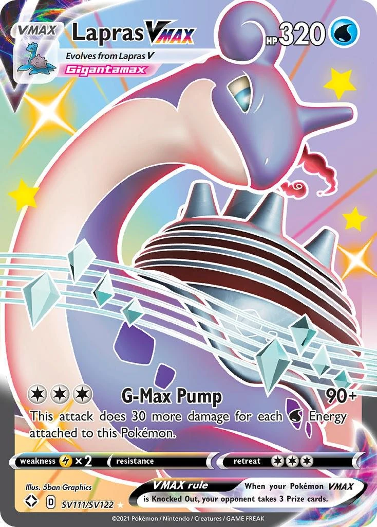 Lapras Vmax Sv111