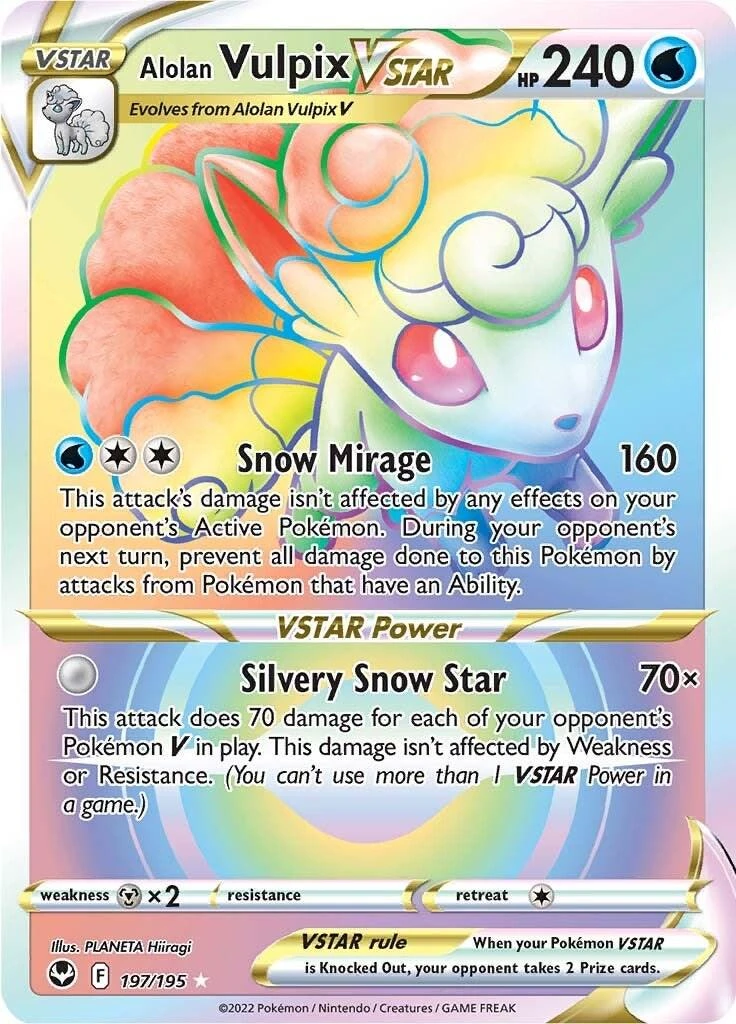 Alolan Vulpix Vstar