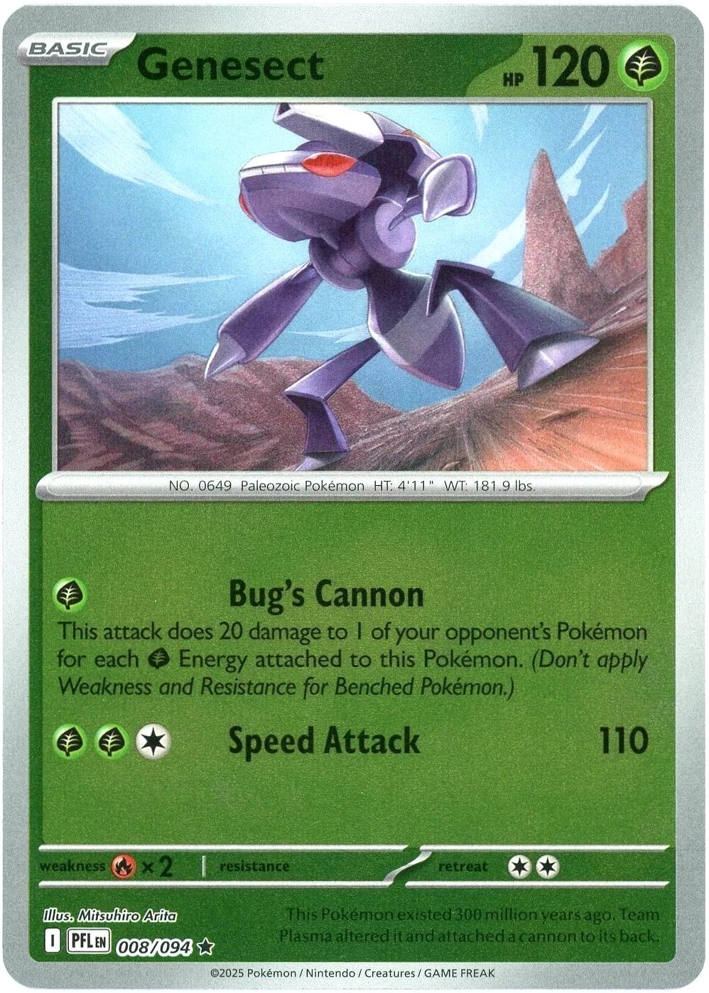 Genesect Reverse Holo