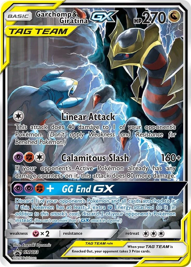 Garchomp &amp; Giratina Gx Sm193