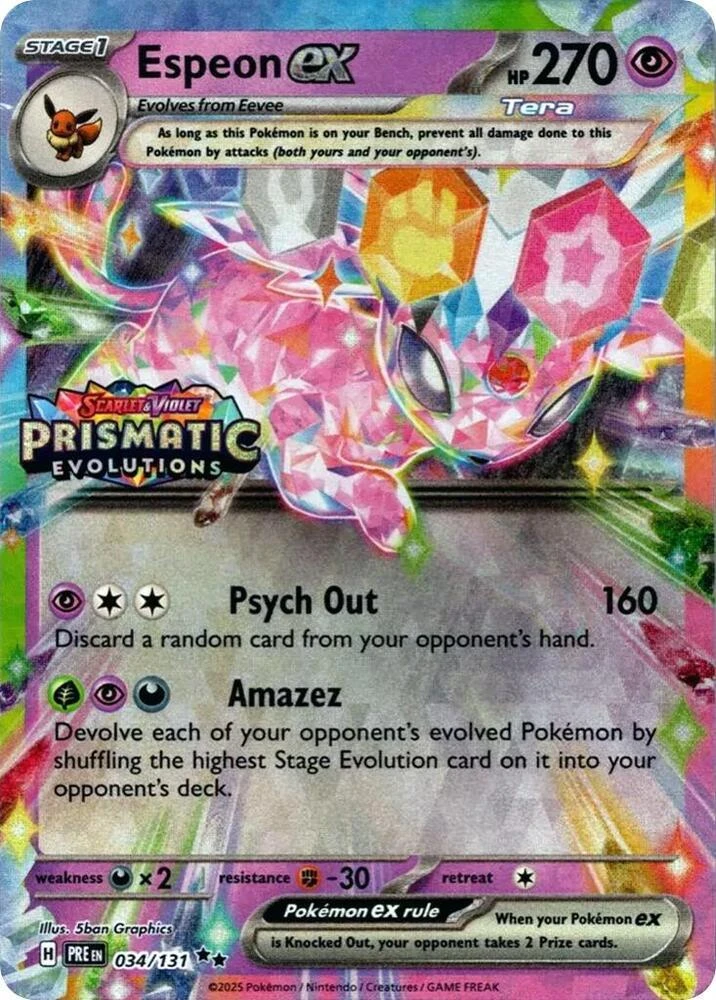 Espeon Ex Stamped