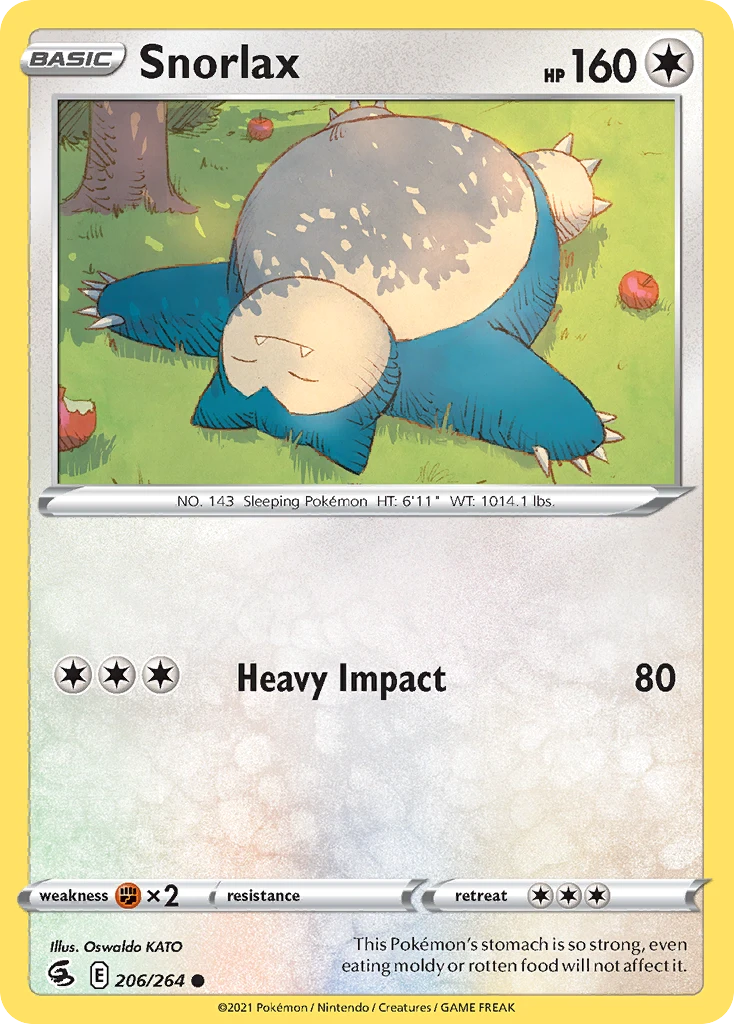Snorlax Reverse Holo