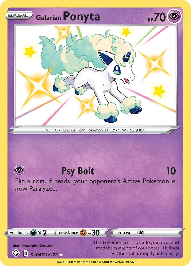 Galarian Ponyta Sv047