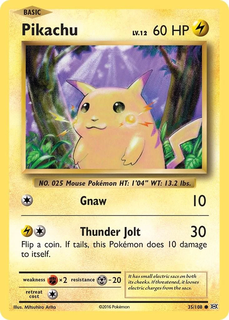 Pikachu #35 · Evolutions (2016)