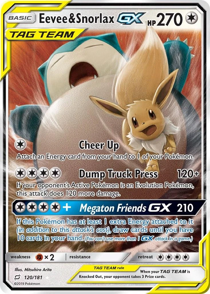 Eevee &amp; Snorlax Gx