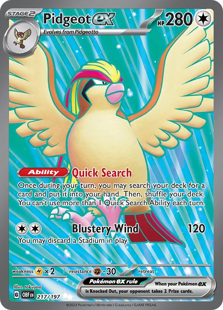 Pidgeot Ex
