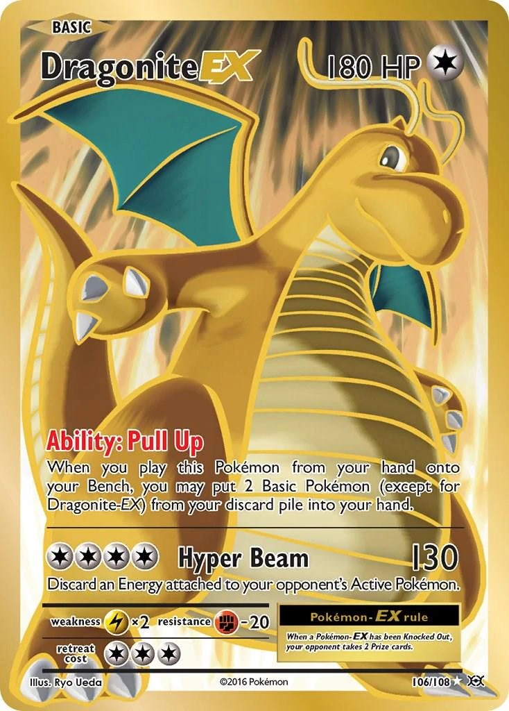 Dragonite Ex #106 · Evolutions (2016)