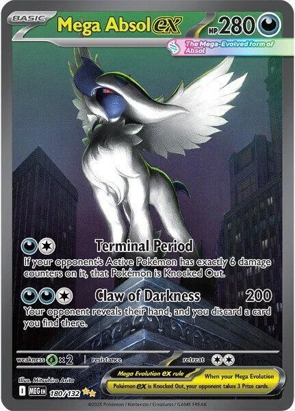 Mega Absol Ex #180 · Mega Evolution (2025)