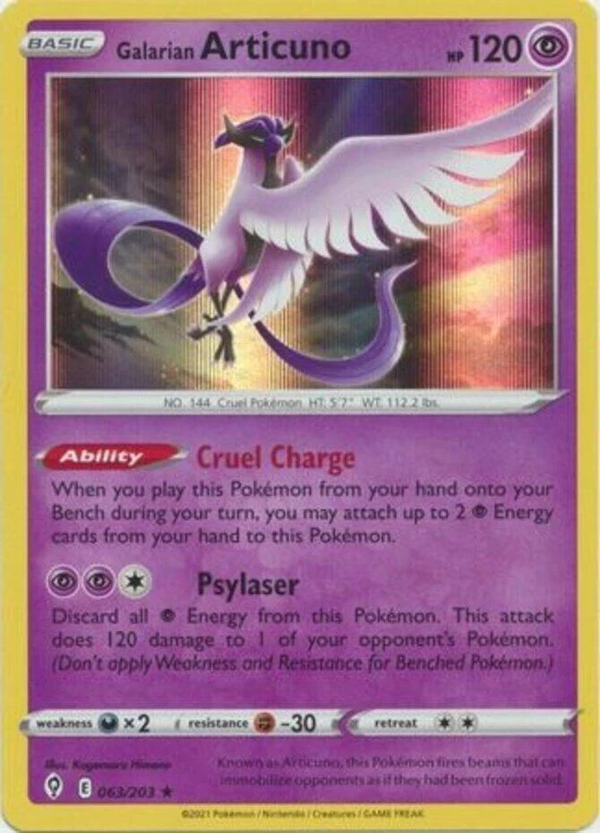 Galarian Articuno Holo