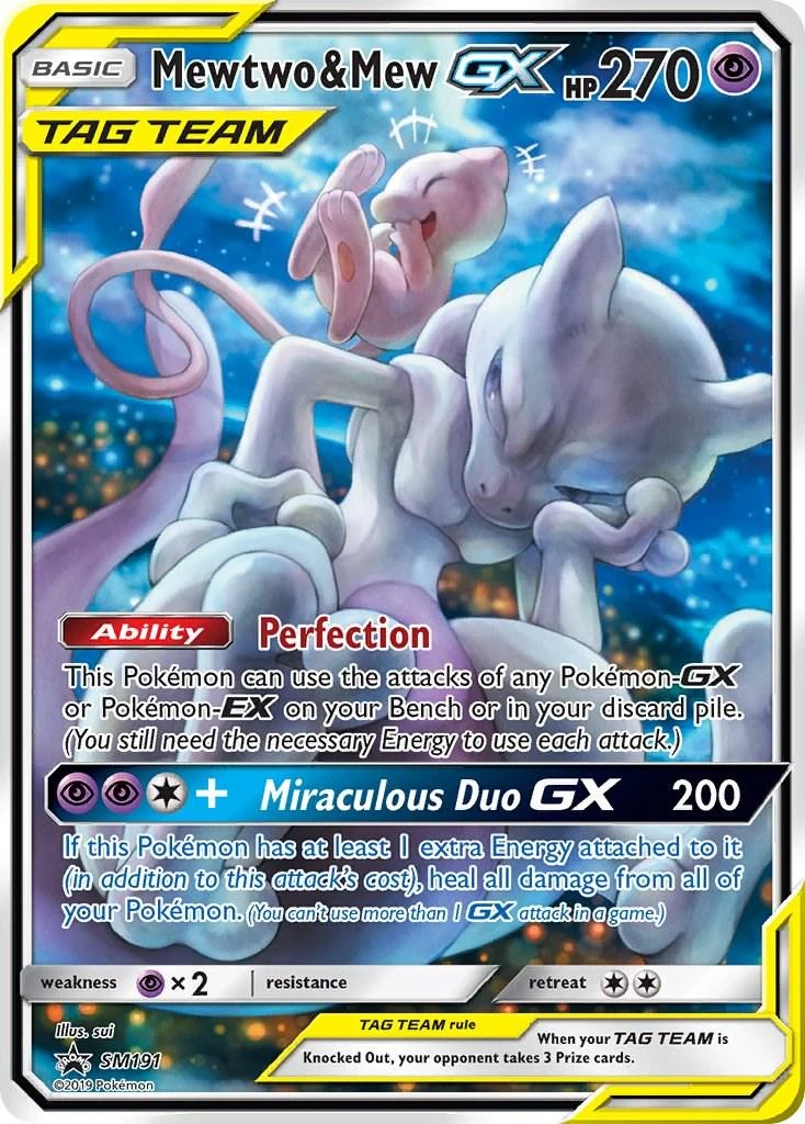 Mewtwo &amp; Mew Gx Sm191