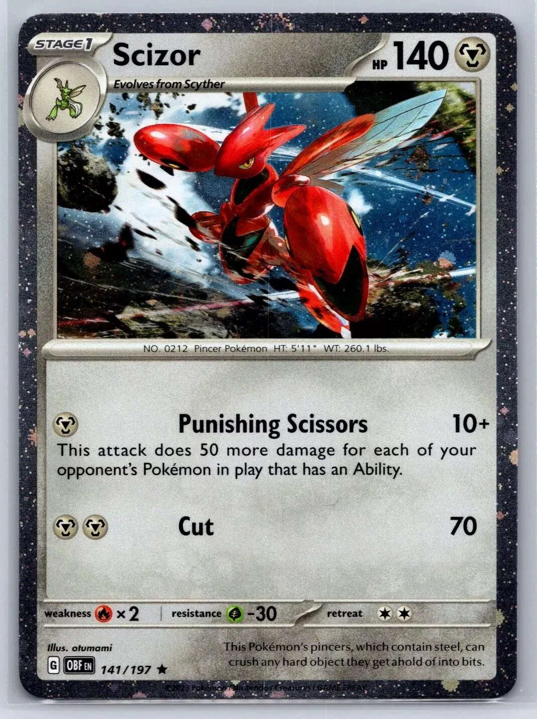 Scizor Cosmos Holo