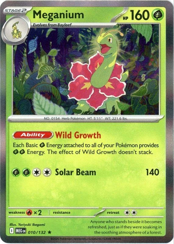 Meganium Holo #10 · Mega Evolution (2025)
