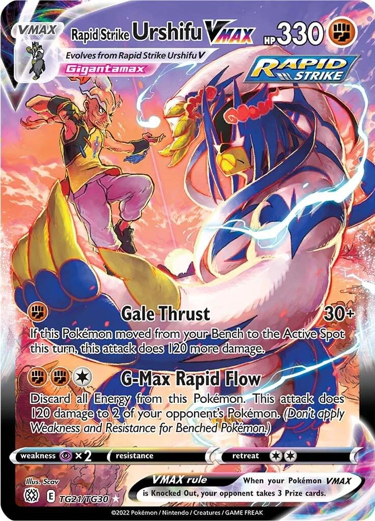 Rapid Strike Urshifu Vmax Tg21