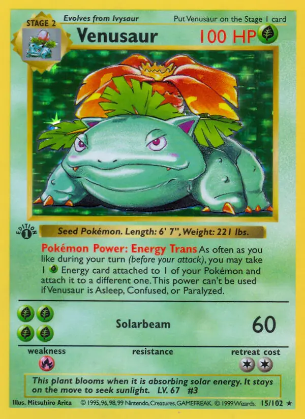 Venusaur 1st Edition