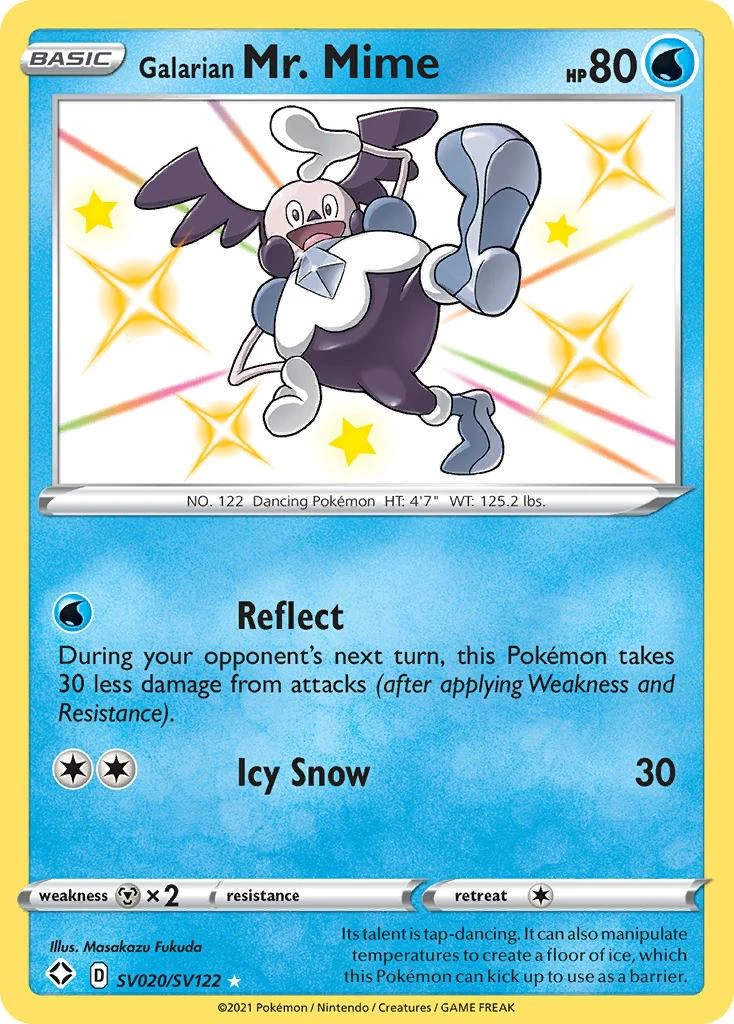 Galarian Mr Mime Sv020