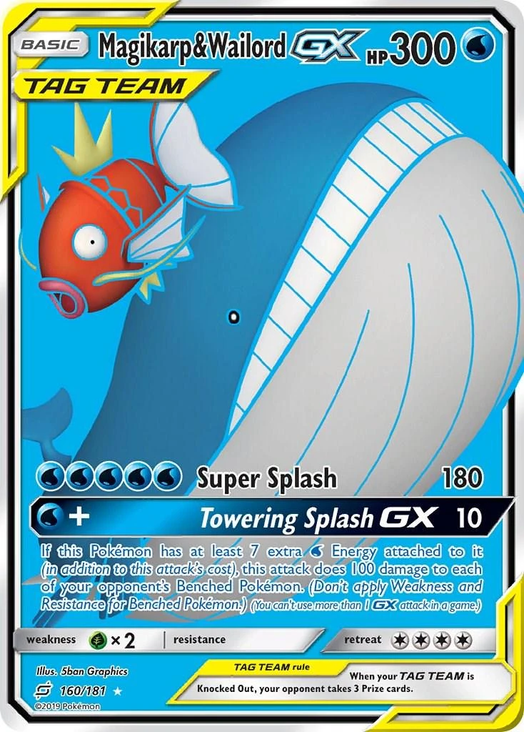 Magikarp &amp; Wailord Gx