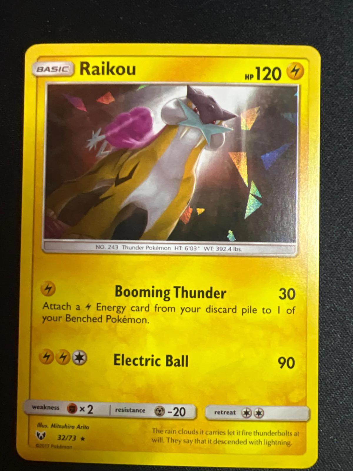 Raikou Cracked Ice Holo