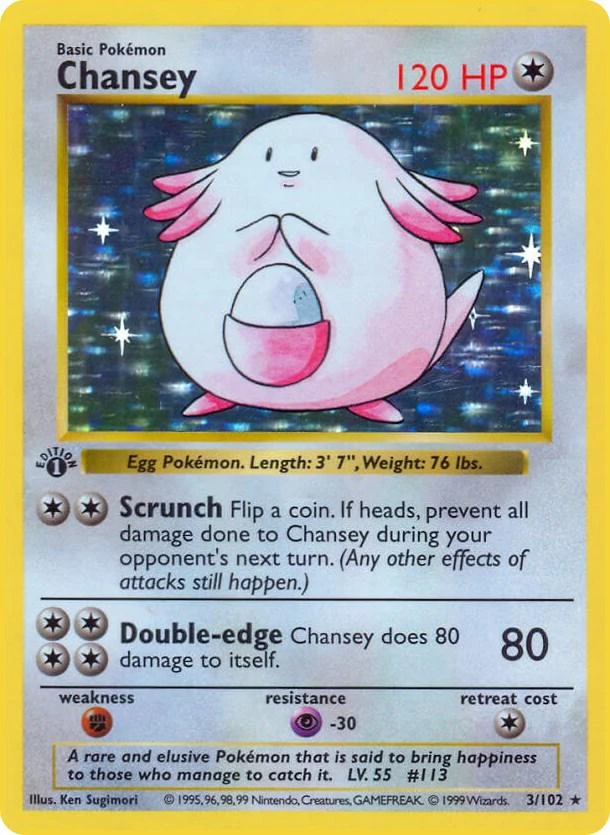 Chansey 1st Edition