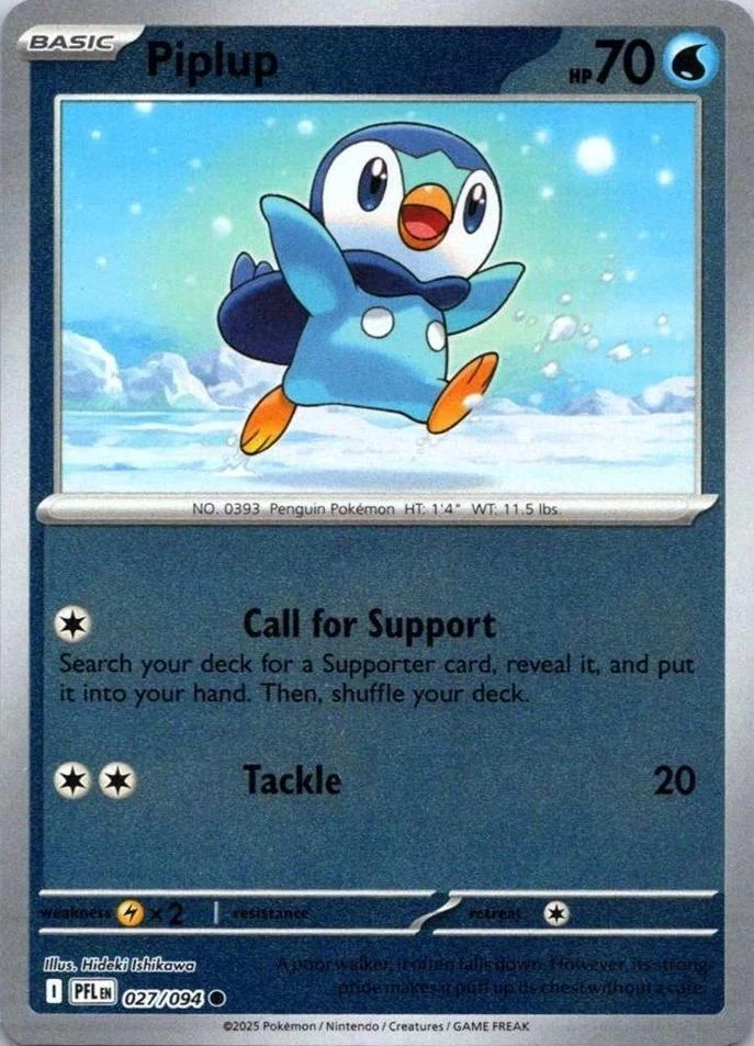Piplup Reverse Holo