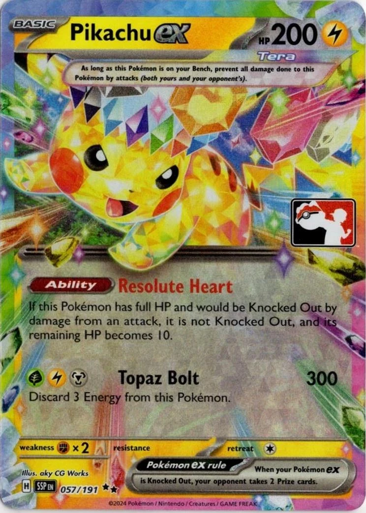 Pikachu Ex Prize Pack