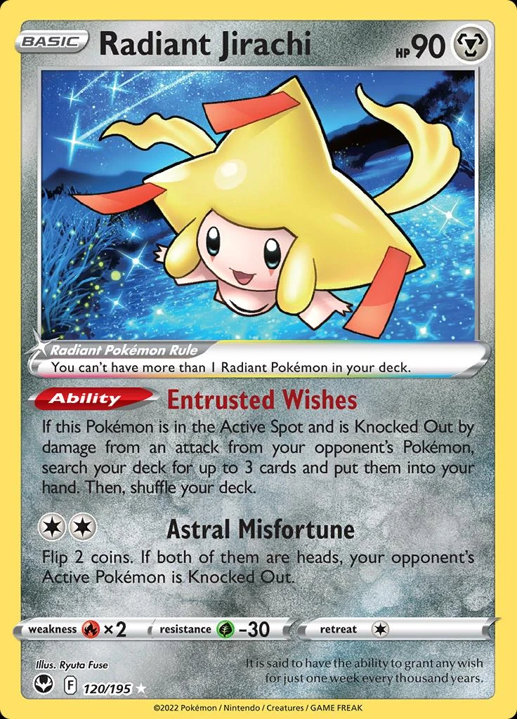 Radiant Jirachi Holo