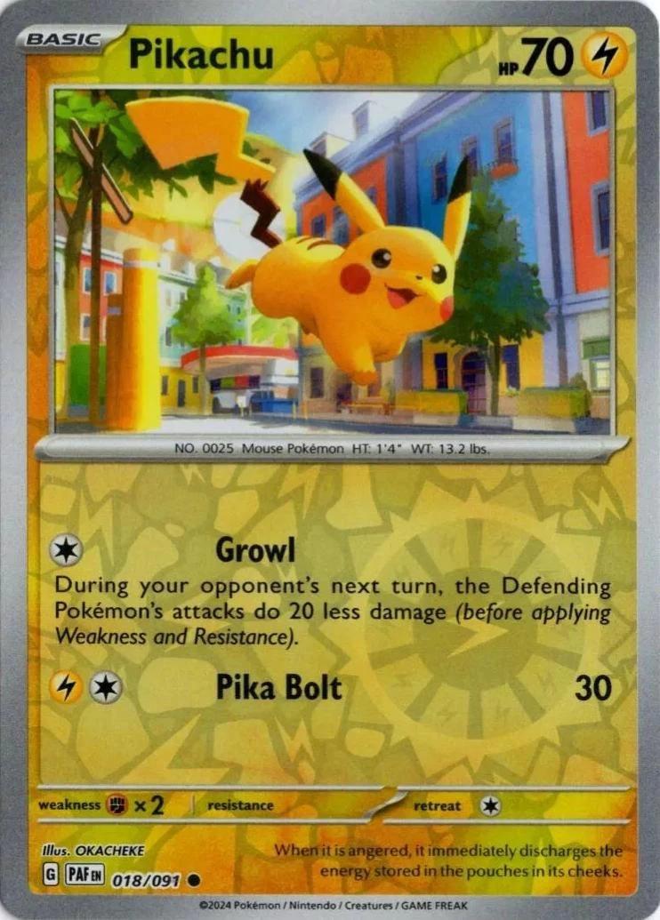 Pikachu Reverse Holo