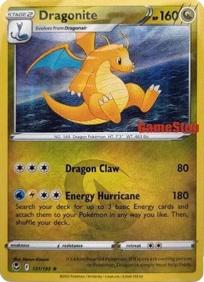 Dragonite Gamestop Stamped