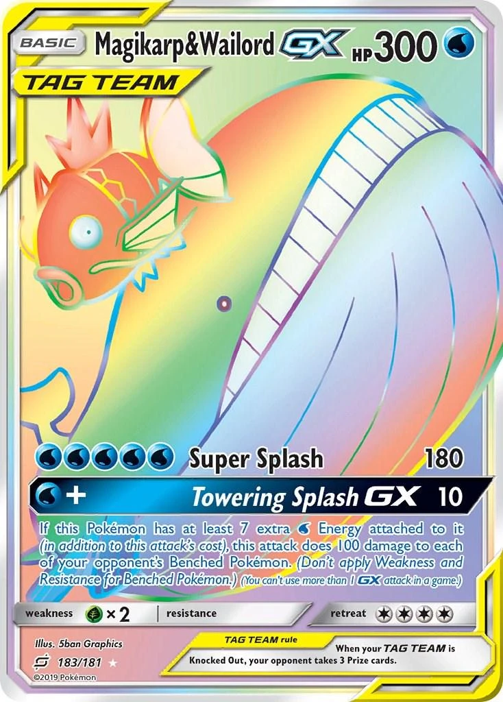 Magikarp &amp; Wailord Gx