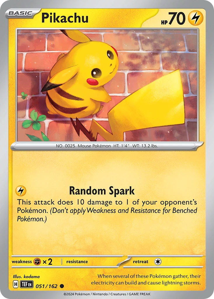 Pikachu Reverse Holo