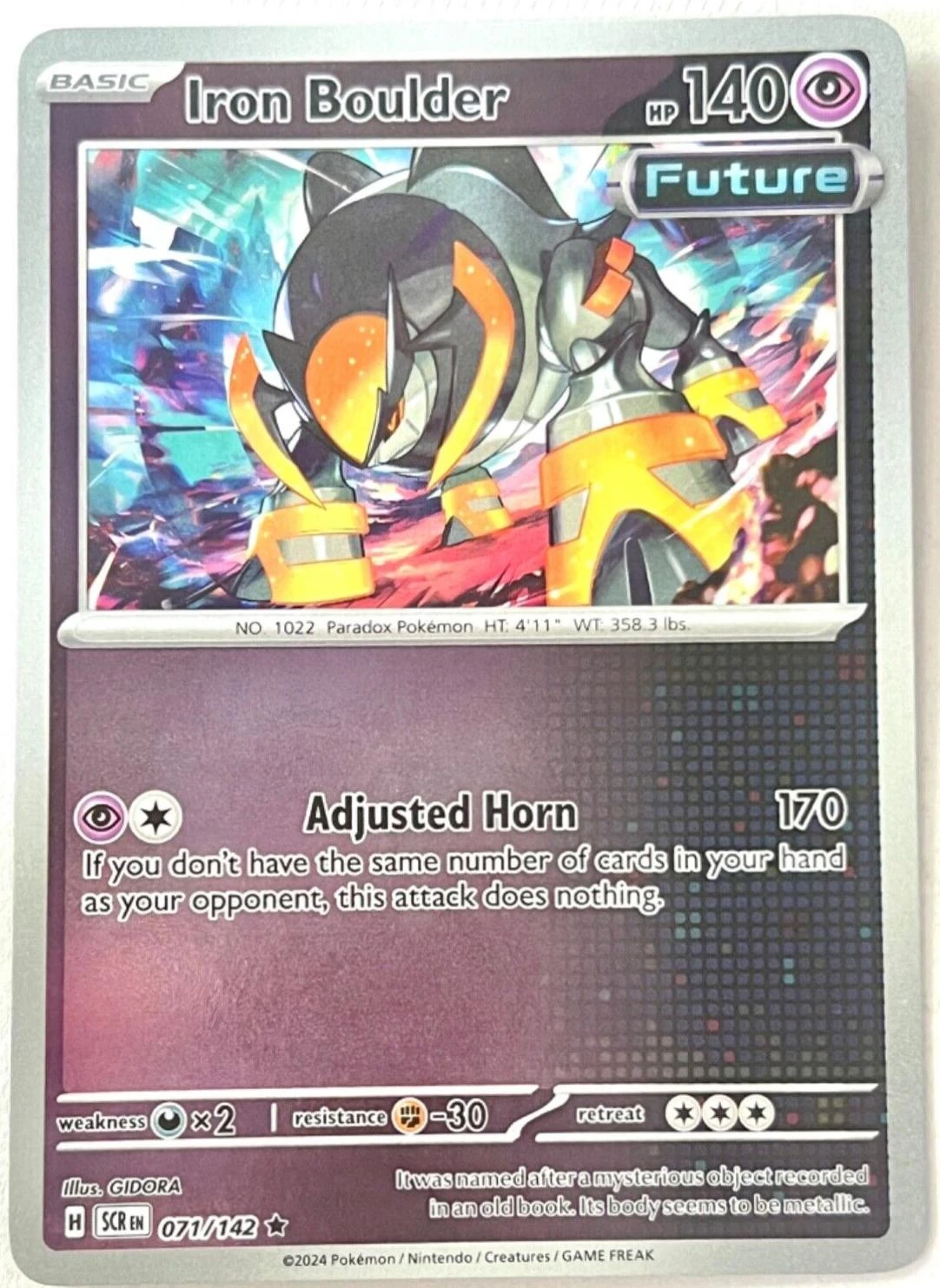 Iron Boulder Reverse Holo
