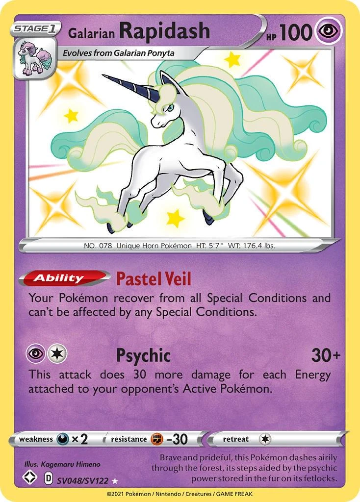 Galarian Rapidash Sv048