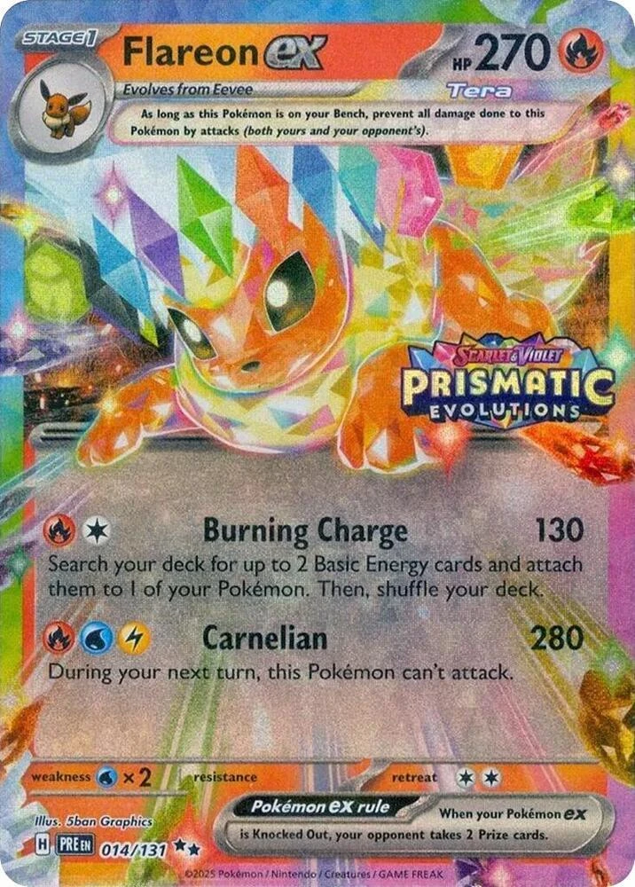 Flareon Ex Stamped