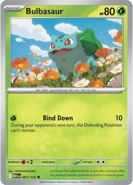 Bulbasaur #1 · Mega Evolution (2025)