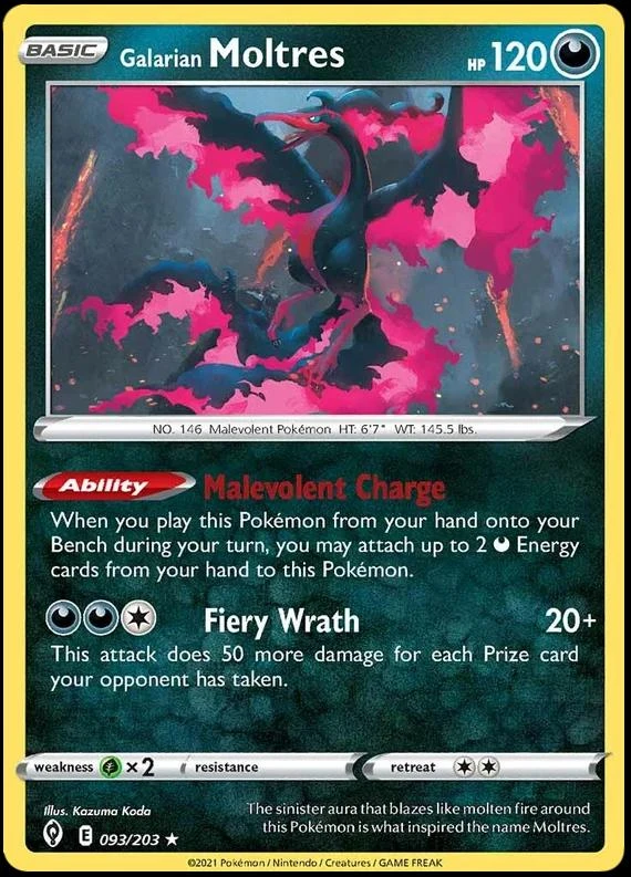 Galarian Moltres Holo