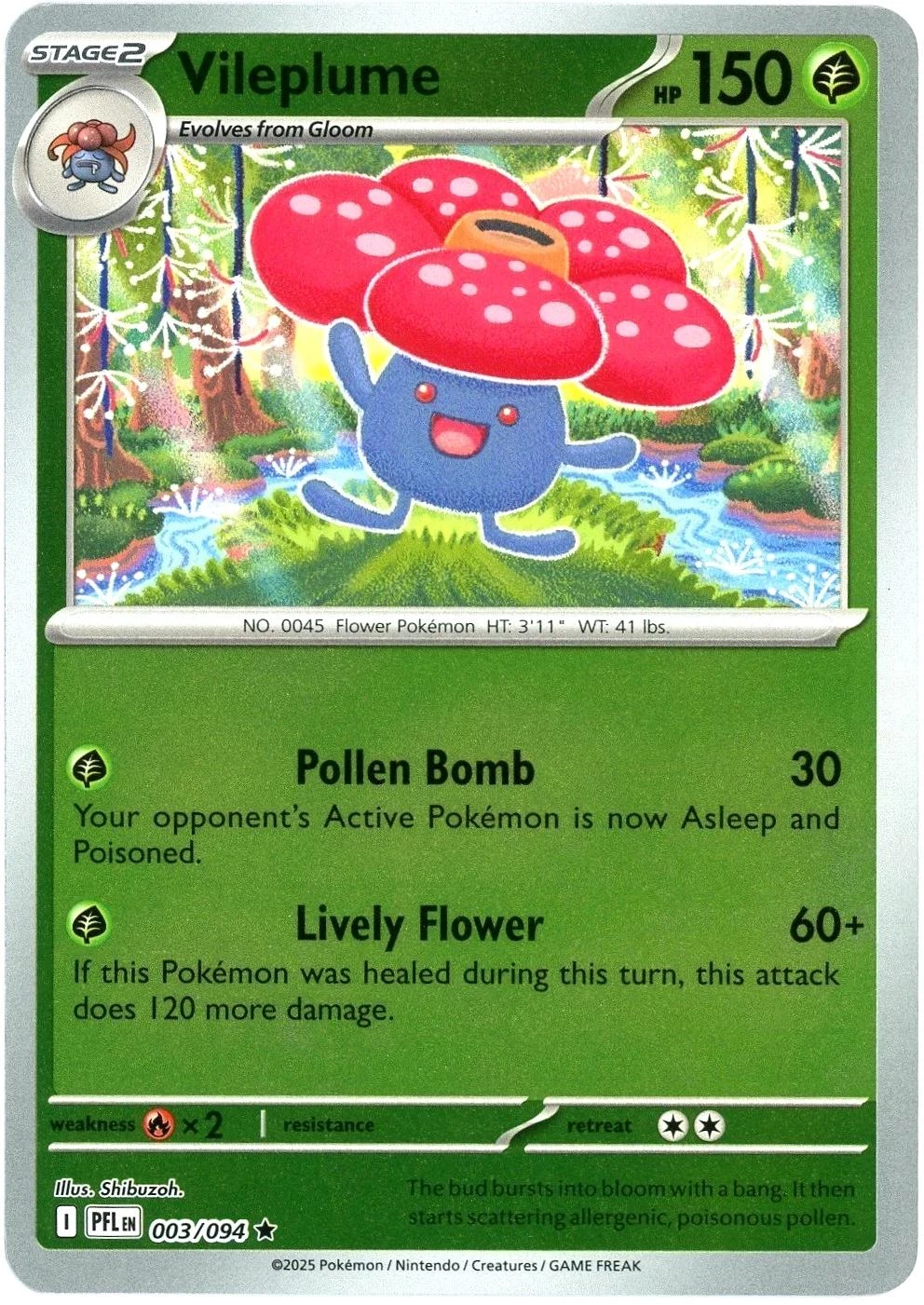 Vileplume Reverse Holo