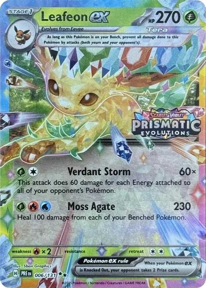 Leafeon Ex Stamped