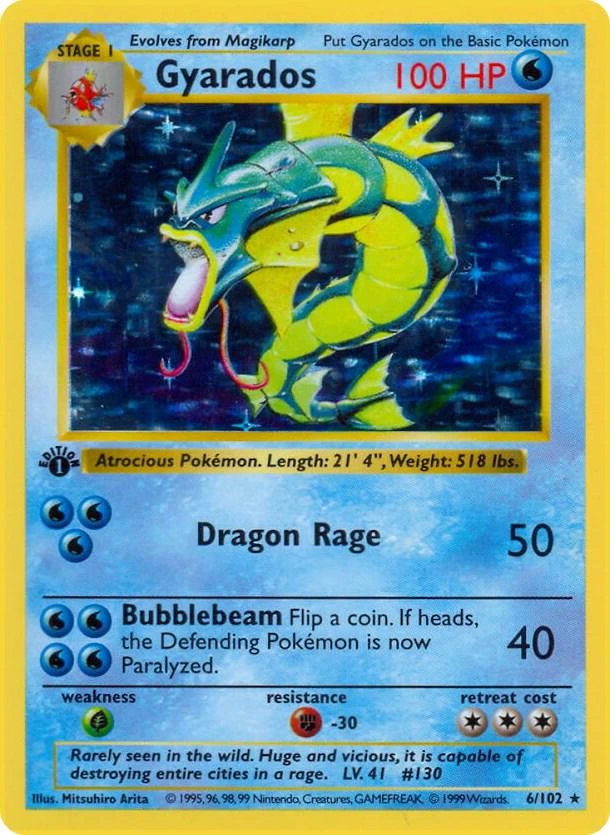Gyarados 1st Edition