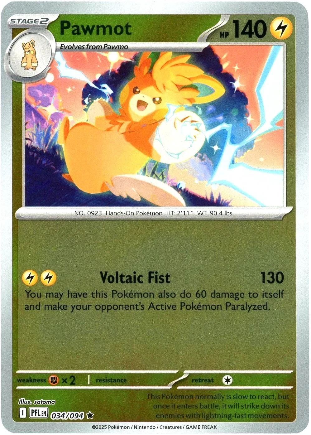 Pawmot Reverse Holo