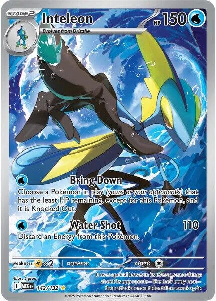 Inteleon #142 · Mega Evolution (2025)