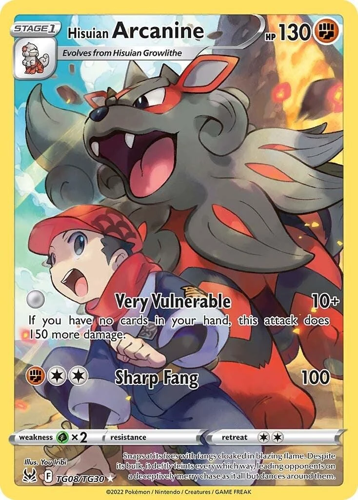 Hisuian Arcanine Tg08