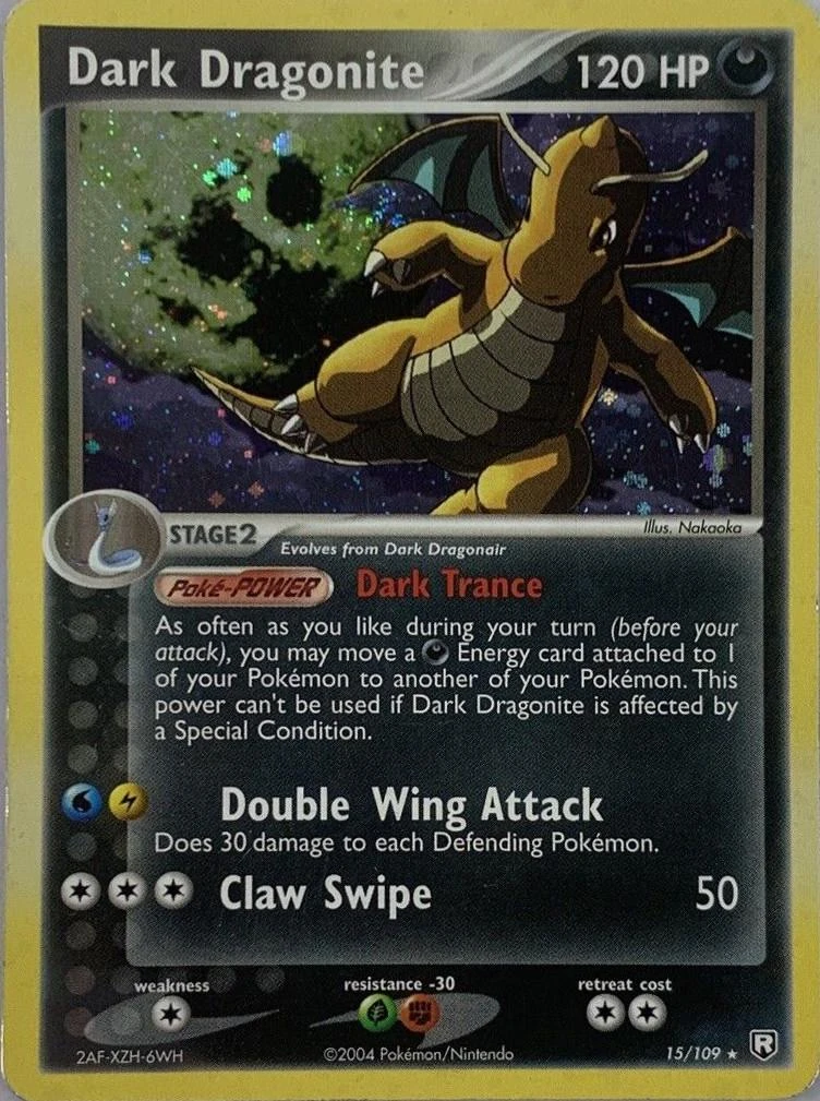 Dark Dragonite Holo