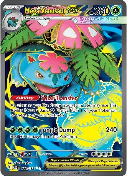 Mega Venusaur Ex #155 · Mega Evolution (2025)