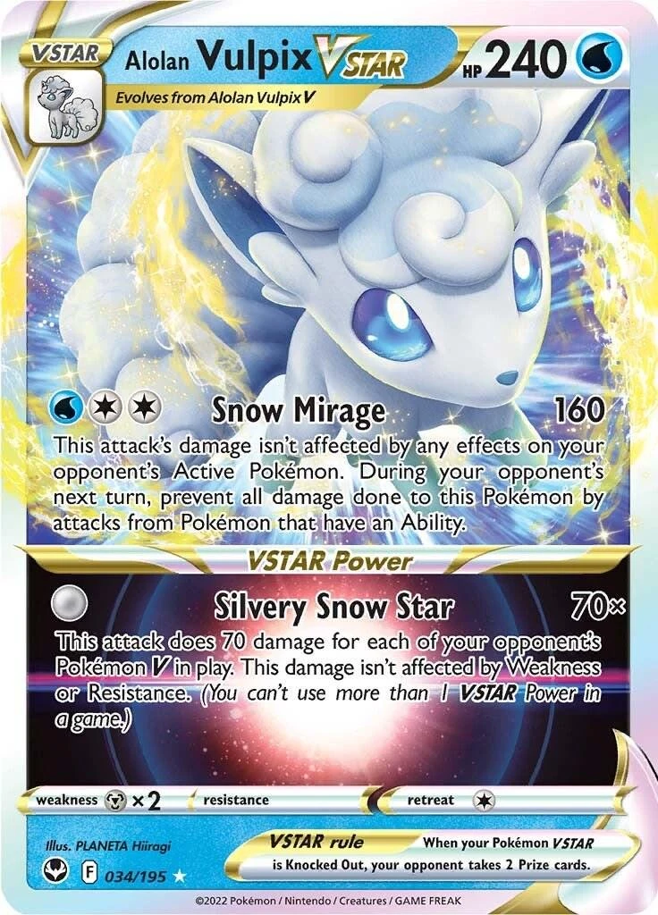 Alolan Vulpix Vstar