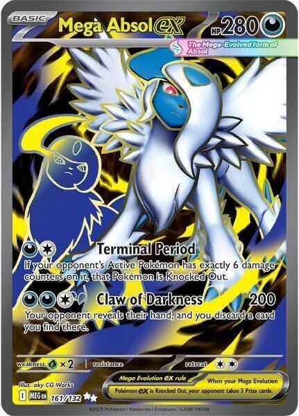 Mega Absol Ex #161 · Mega Evolution (2025)