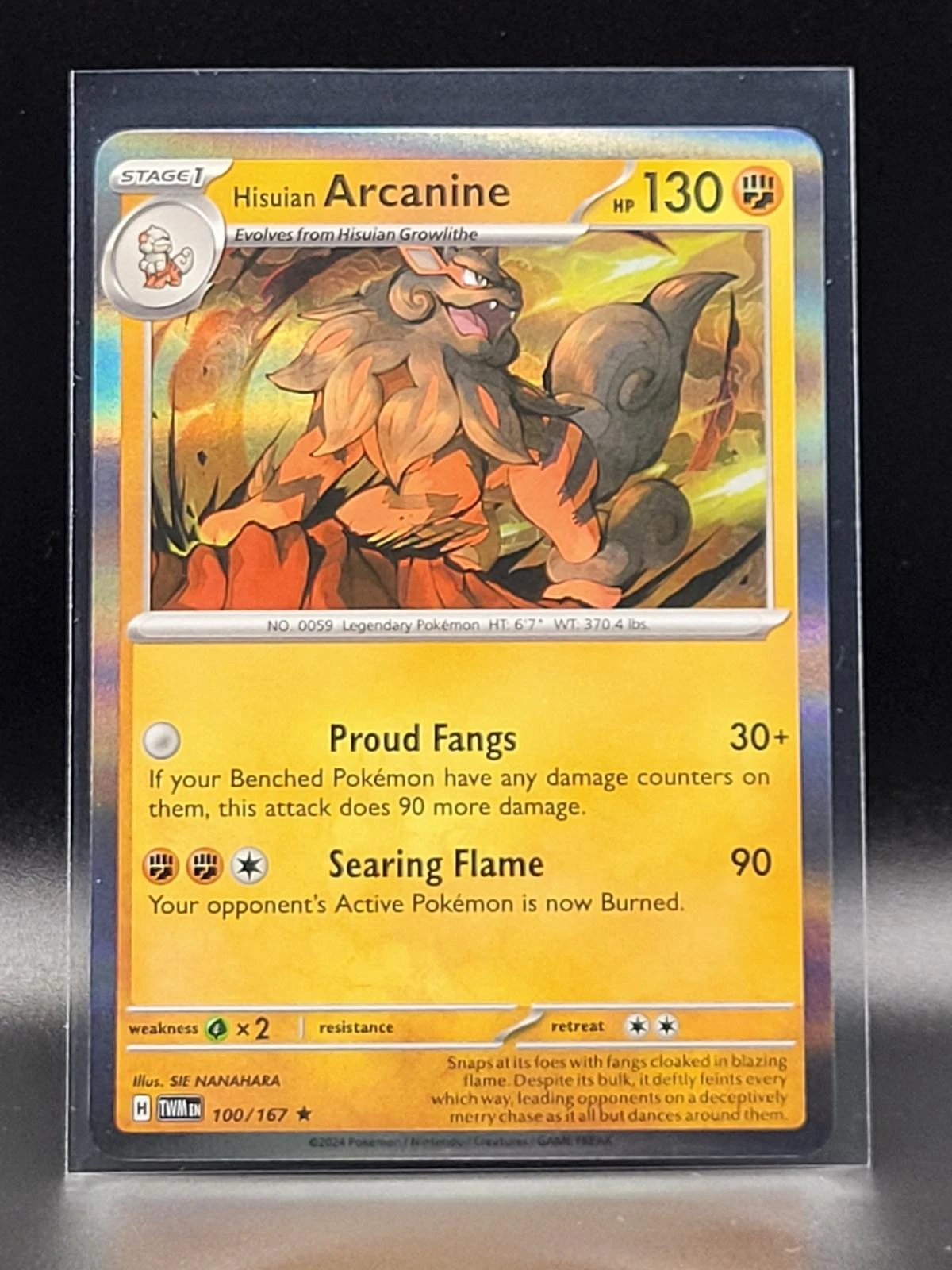 Hisuian Arcanine