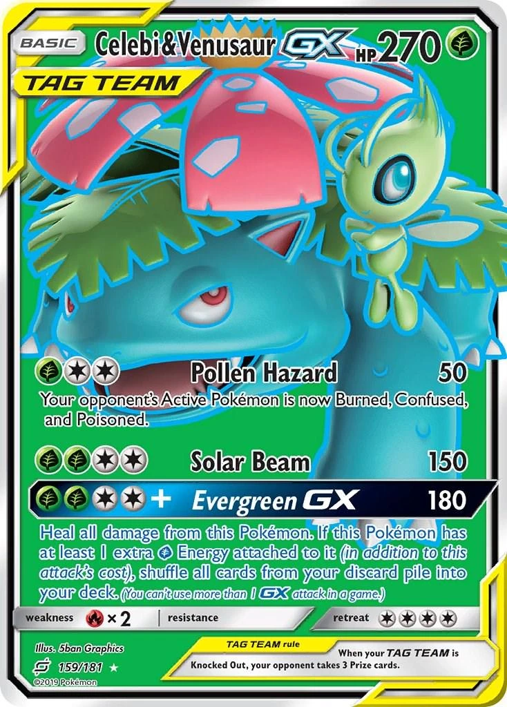 Celebi &amp; Venusaur Gx
